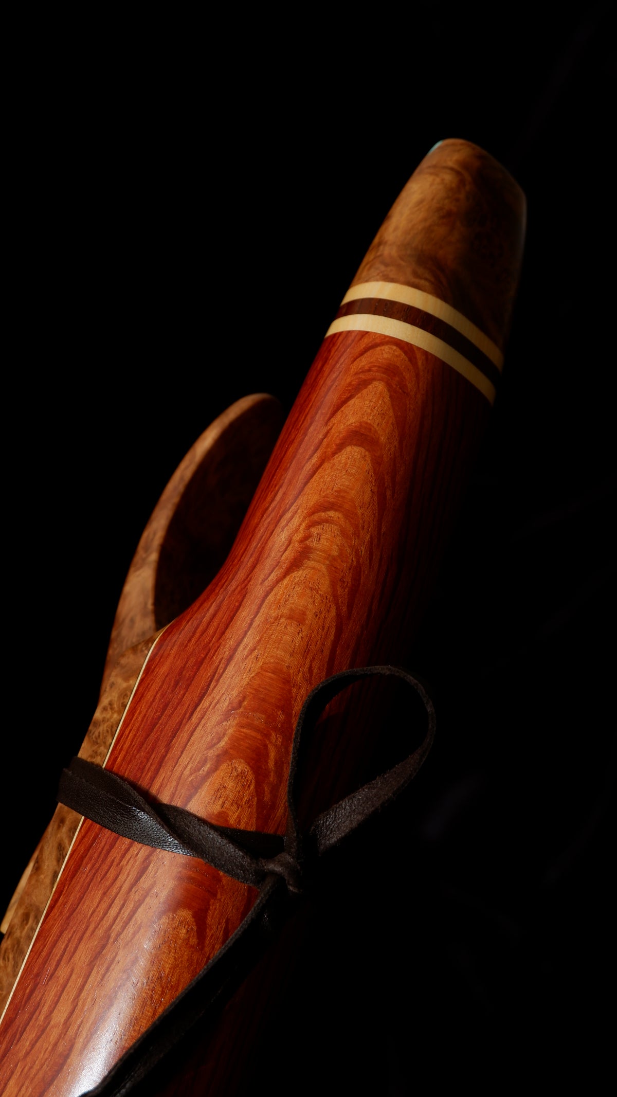 Western Sheoak Bass Flute - Low B 432Hz