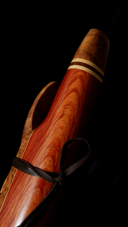 Western Sheoak Bass Flute - Low B 432Hz
