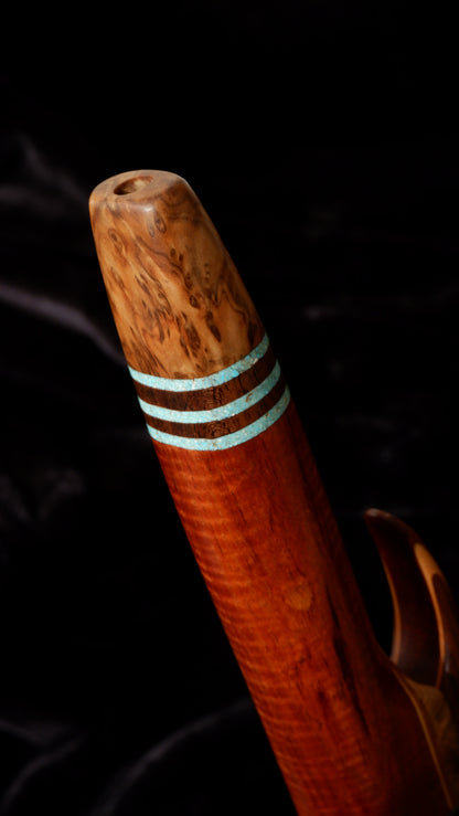 Fiddleback Blackwood Flute - E 440Hz