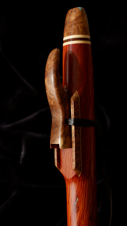 Western Sheoak Bass Flute - Low B 432Hz